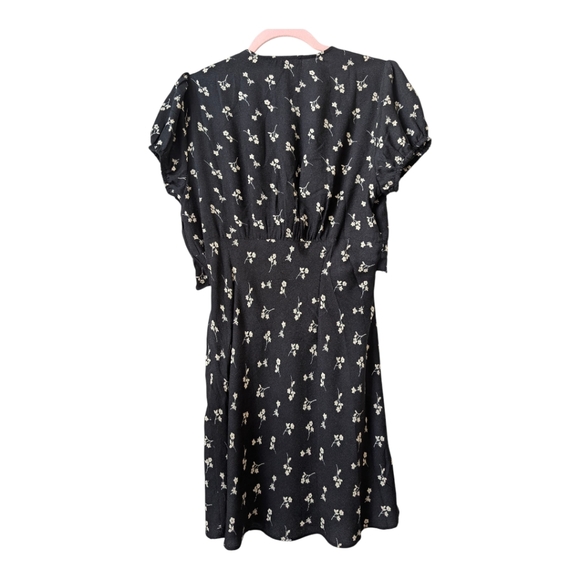 Cotton Candy LA Tie Front Floral Print Mini Dress Size Large NEW - Picture 7 of 9